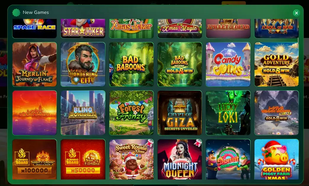 Cleobetra Casino App Spielauswahl auf dem Smartphone